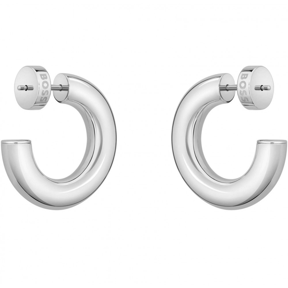 BOSS Σκουλαρίκια Κρίκοι Ασημί Ανοξείδωτο Ατσάλι 1580689