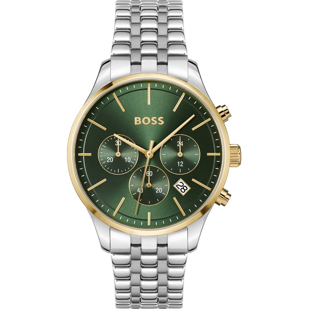 BOSS Grand Avery Ρολόι Ασημί Ανοξείδωτο Ατσάλι Μπρασελέ 1514159