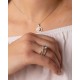 BRIZZLING Δαχτυλίδι μονόπετρο με διαμάντι Moissanite Ασήμι 925 BMR089 
