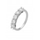 BRIZZLING Δαχτυλίδι σειρέ με διαμάντια Moissanite Ασήμι 925 BMR2191