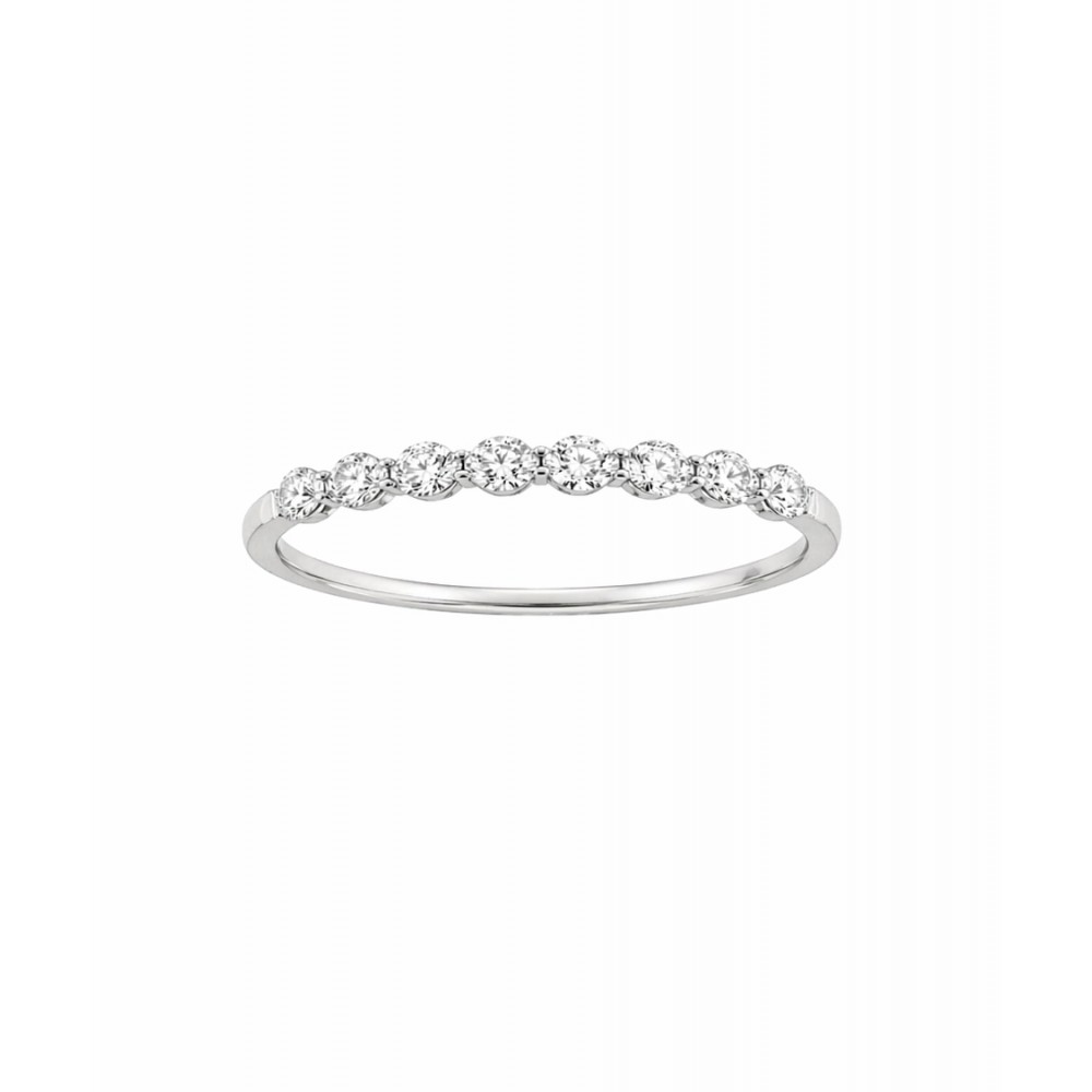 BRIZZLING Δαχτυλίδι σειρέ με διαμάντια Moissanite Ασήμι 925 BMR2041