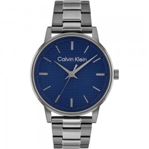 CALVIN KLEIN Linked Ρολόι Ανθρακί Ανοξείδωτο Ατσάλι 25200502