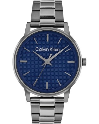 CALVIN KLEIN Linked Ρολόι Ανθρακί Ανοξείδωτο Ατσάλι 25200502