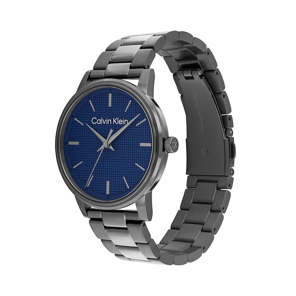 CALVIN KLEIN Linked Ρολόι Ανθρακί Ανοξείδωτο Ατσάλι 25200502 CALVIN KLEIN Linked Ρολόι Ανθρακί Ανοξείδωτο Ατσάλι 25200502