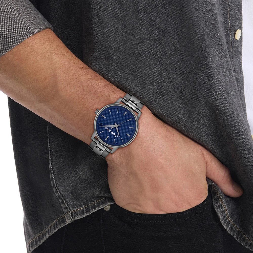 CALVIN KLEIN Linked Ρολόι Ανθρακί Ανοξείδωτο Ατσάλι 25200502 CALVIN KLEIN Linked Ρολόι Ανθρακί Ανοξείδωτο Ατσάλι 25200502