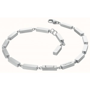 CALVIN KLEIN Βραχιόλι ESSENTIAL LINKS Aσημί Ανοξείδωτο Ατσάλι 35100072