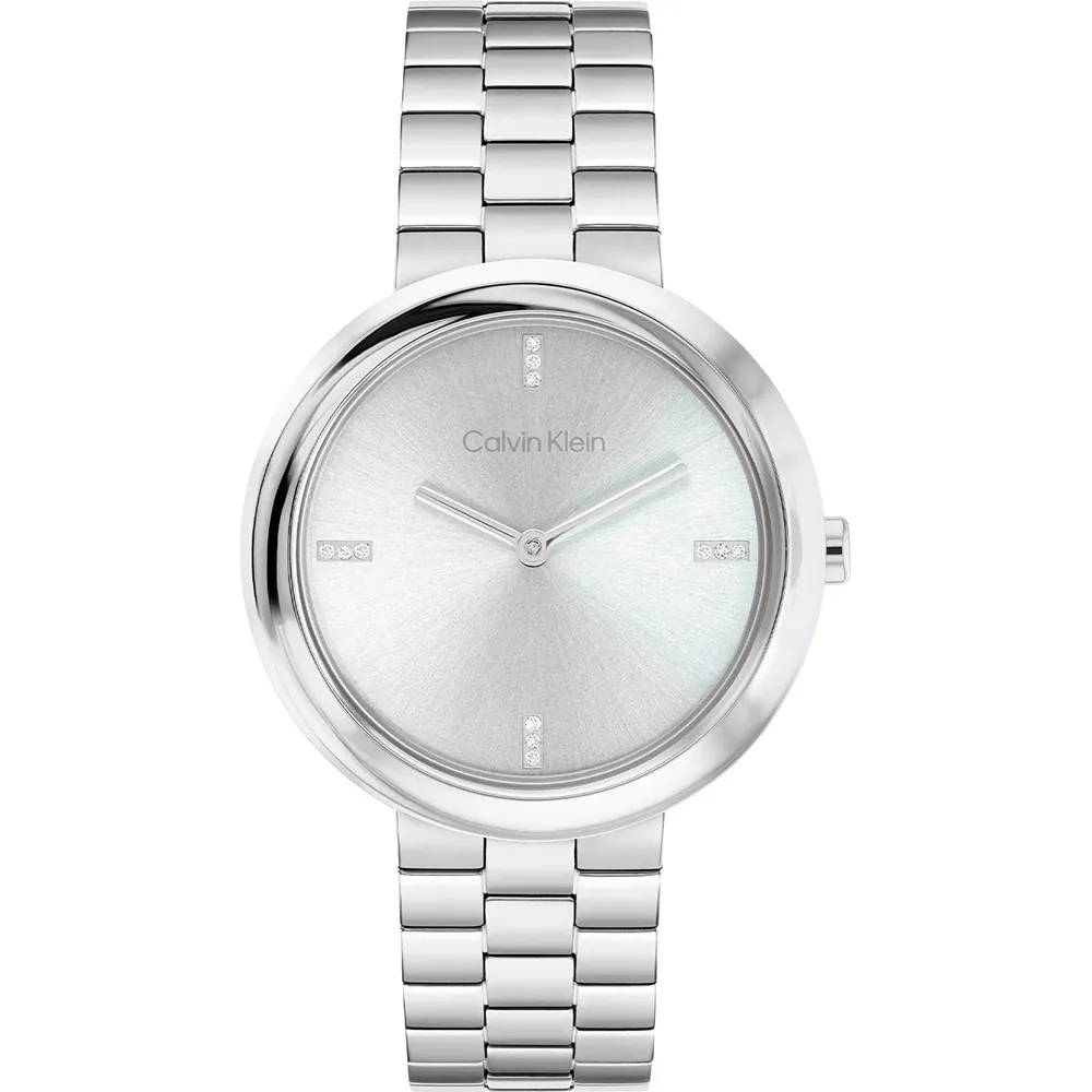 CALVIN KLEIN Ρολόι Twisted Ασημί Ανοξείδωτο Ατσάλι 25100093 CALVIN KLEIN Ρολόι Twisted Ασημί Ανοξείδωτο Ατσάλι 25100093