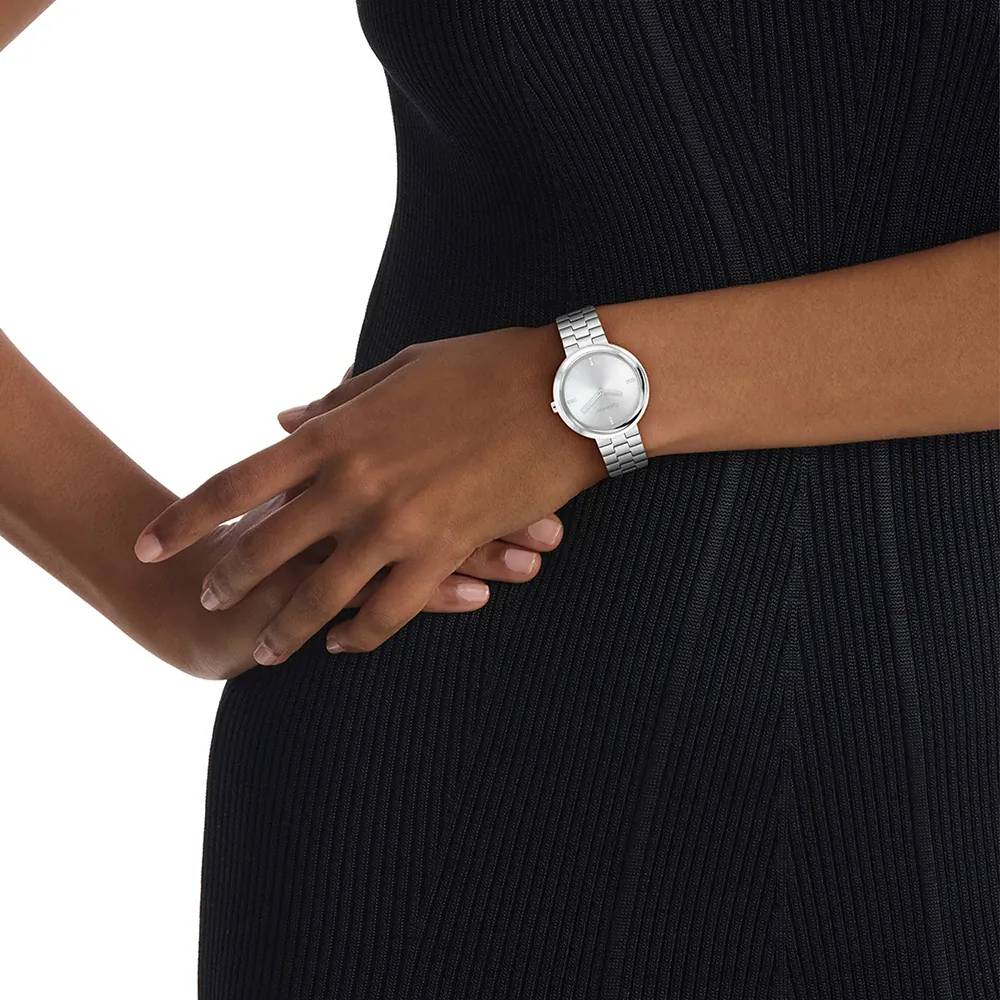 CALVIN KLEIN Ρολόι Twisted Ασημί Ανοξείδωτο Ατσάλι 25100093 CALVIN KLEIN Ρολόι Twisted Ασημί Ανοξείδωτο Ατσάλι 25100093