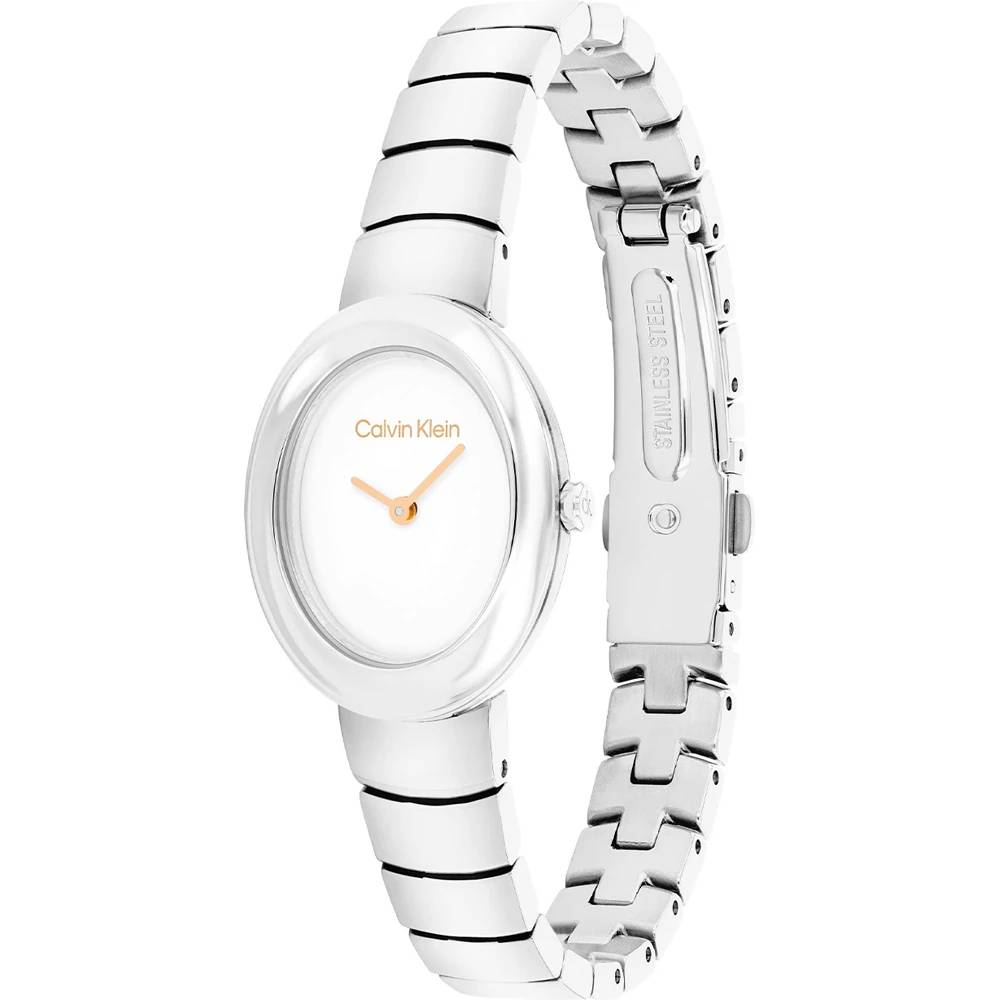CALVIN KLEIN Ρολόι Twisted Ασημί Ανοξείδωτο Ατσάλι 25100149 CALVIN KLEIN Ρολόι Twisted Ασημί Ανοξείδωτο Ατσάλι 25100149