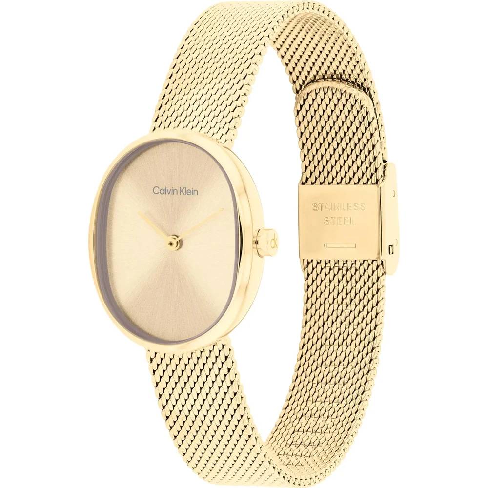 CALVIN KLEIN Ρολόι Euphoria Χρυσό Ανοξείδωτο Ατσάλι 25100174 