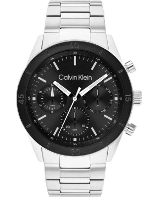 CALVIN KLEIN Ρολόι Performance Ασημί Ανοξείδωτο Ατσάλι 25200557 