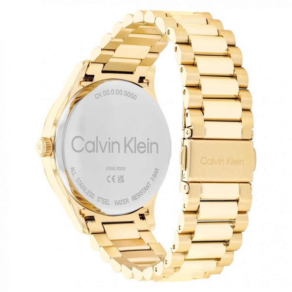 CALVIN KLEIN Ρολόι Iconic Επιχρυσωμένο Ανοξείδωτο Ατσάλι 25200327