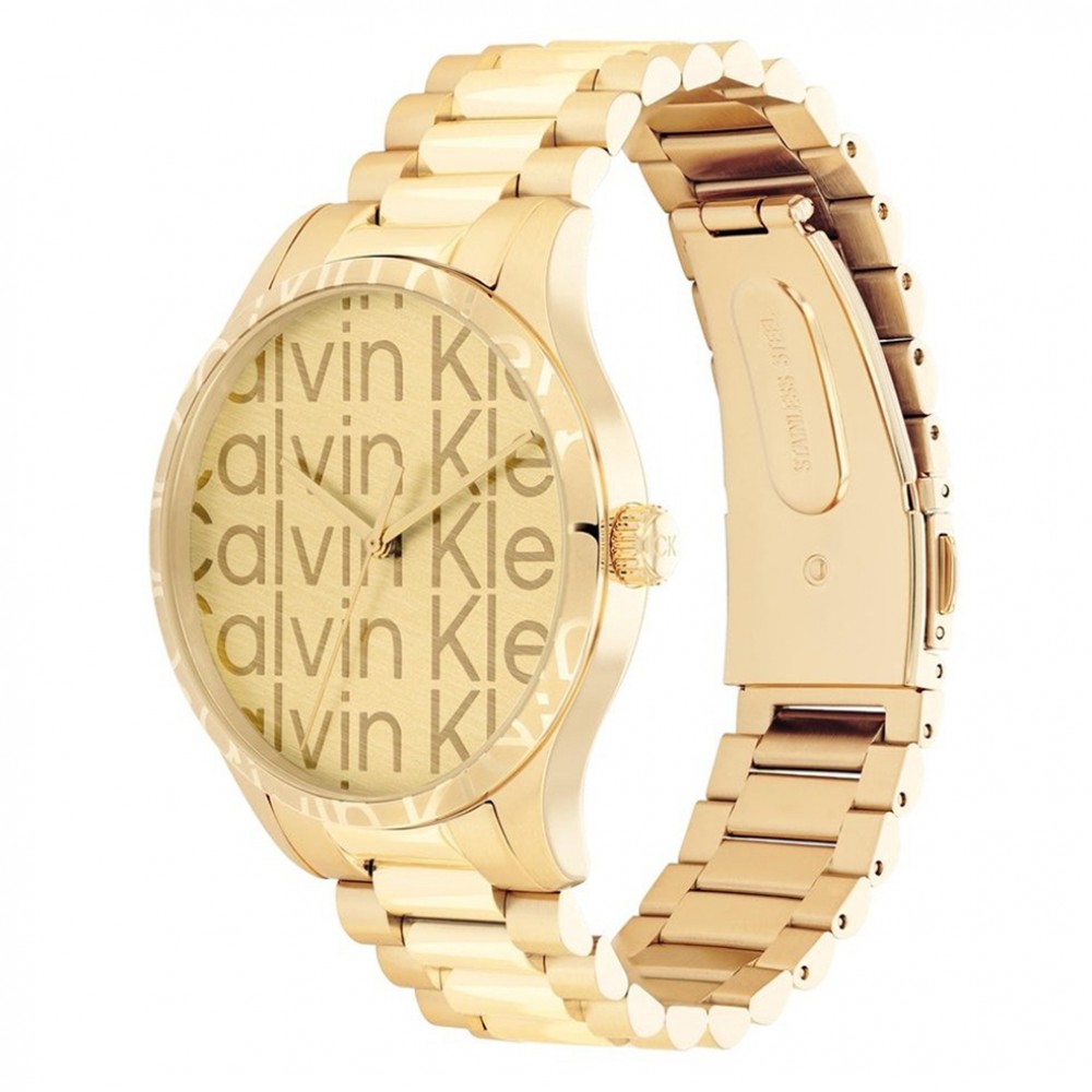 CALVIN KLEIN Ρολόι Iconic Επιχρυσωμένο Ανοξείδωτο Ατσάλι 25200327