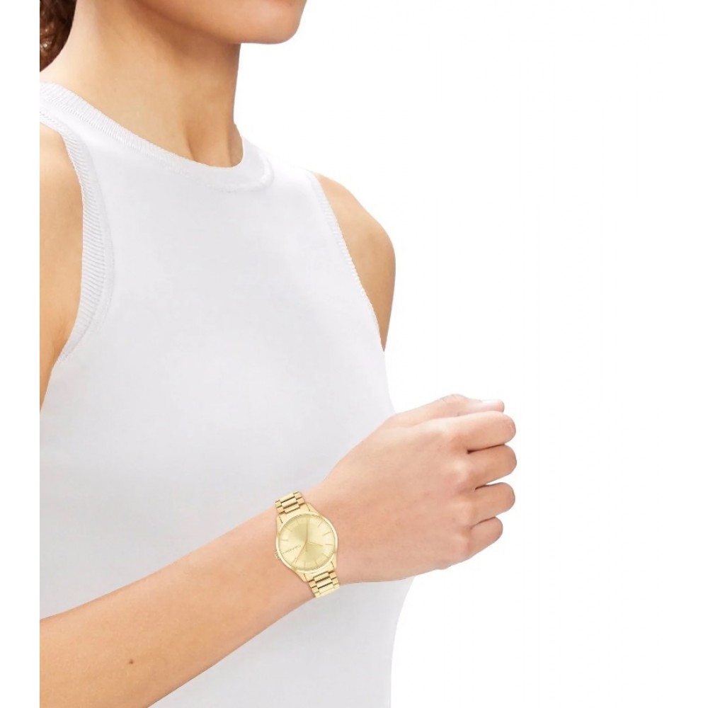 CALVIN KLEIN Ρολόι Iconic Gold Επίχρυσο Ανοξείδωτο Ατσάλι 25200043