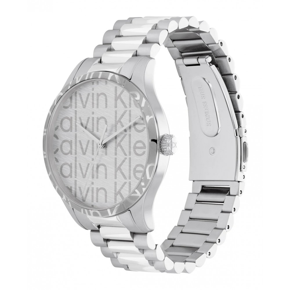 CALVIN KLEIN Ρολόι Iconic Ασημί Ανοξείδωτο Ατσάλι 25200342