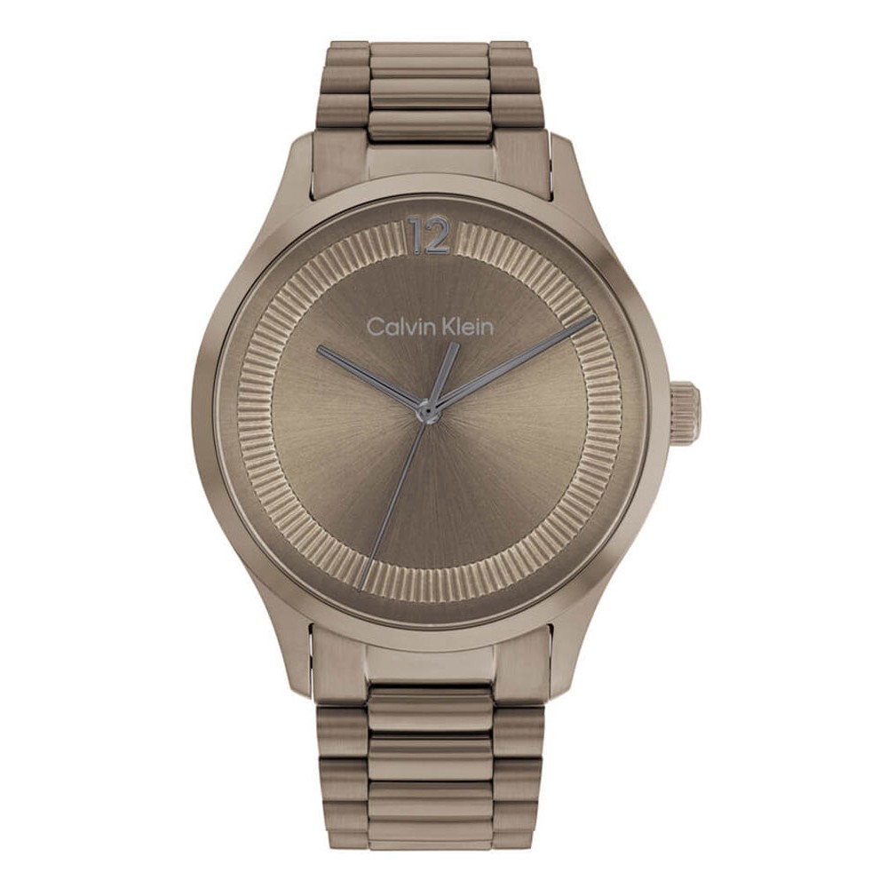 CALVIN KLEIN Ρολόι Iconic Καφέ Ανοξείδωτο Ατσάλι 25200228