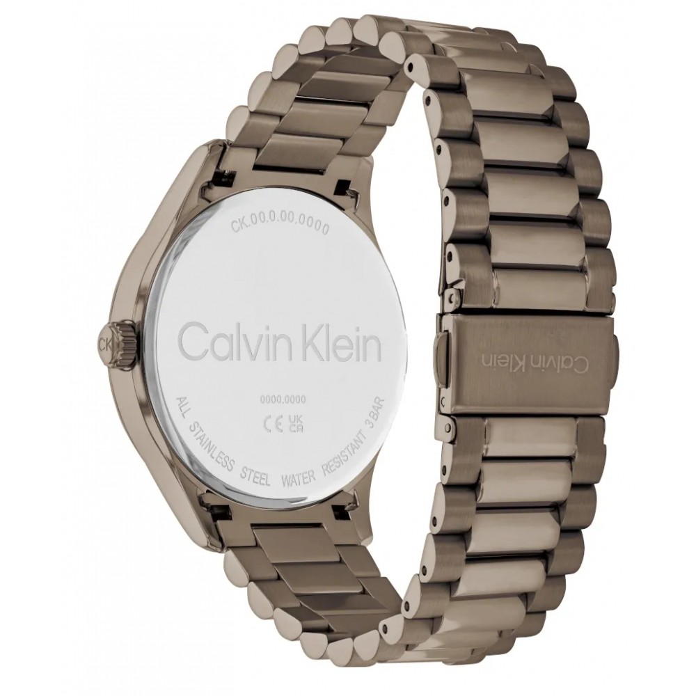 CALVIN KLEIN Ρολόι Iconic Καφέ Ανοξείδωτο Ατσάλι 25200228