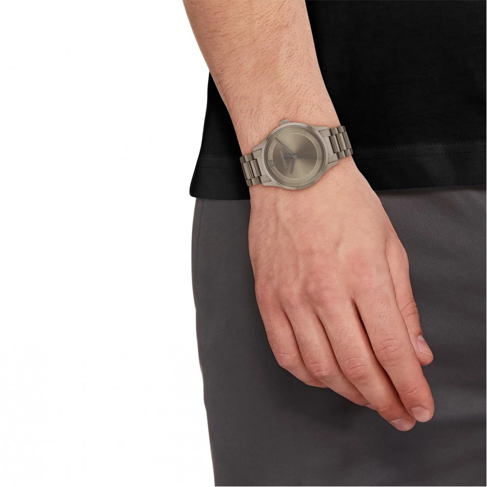 CALVIN KLEIN Ρολόι Iconic Καφέ Ανοξείδωτο Ατσάλι 25200228
