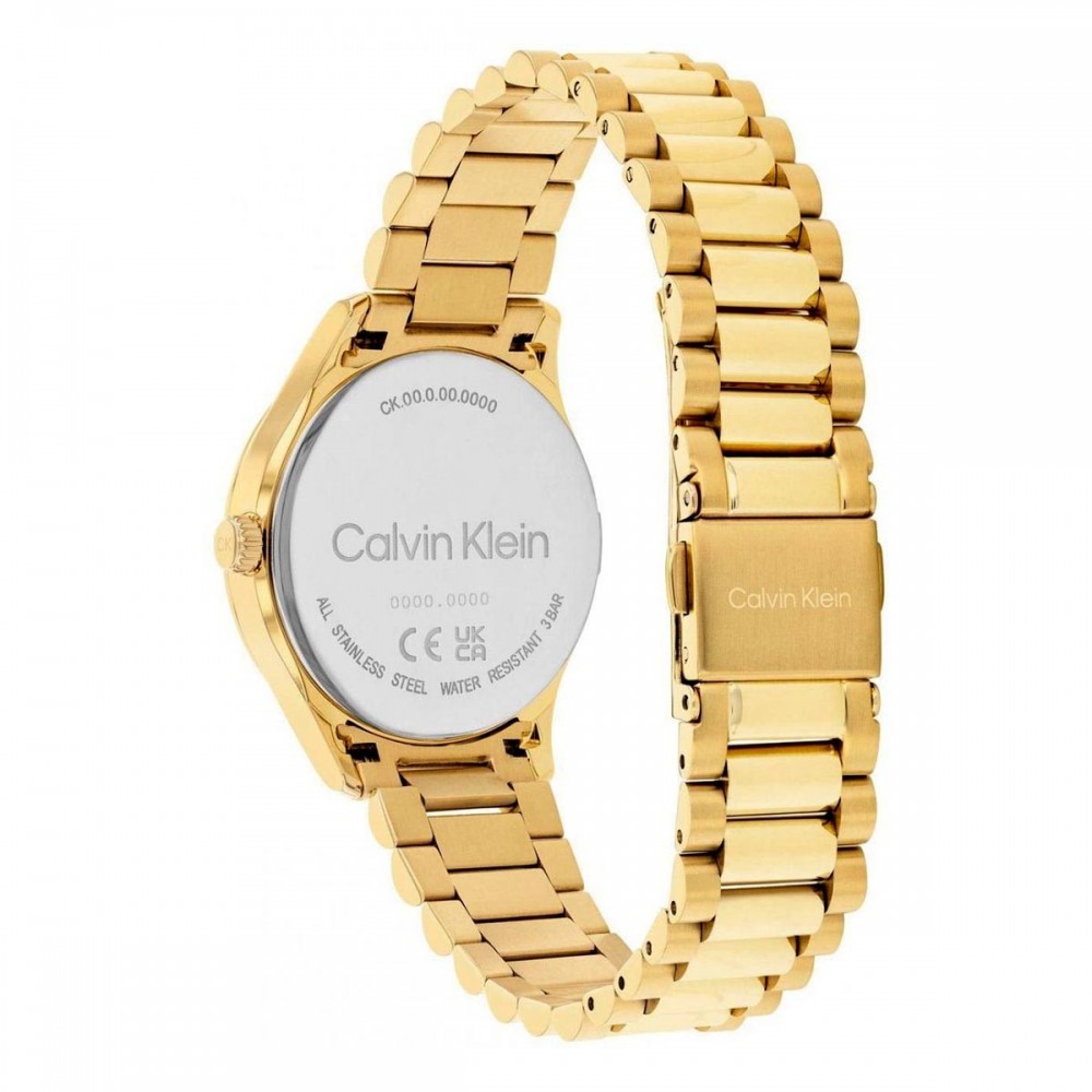 CALVIN KLEIN Ρολόι Iconic Επιχρυσωμένο Ανοξείδωτο Ατσάλι 25200346