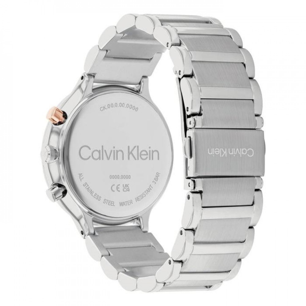 CALVIN KLEIN Ρολόι Energize Two tone Μπρασελέ Ανοξείδωτο Ατσάλι 25200238