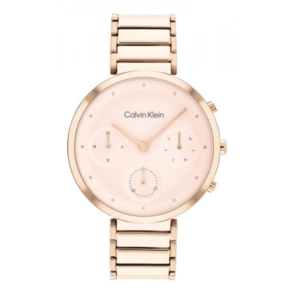 CALVIN KLEIN Ρολόι Minimalistic Μπρασελέ Ανοξείδωτο Ατσάλι 25200283