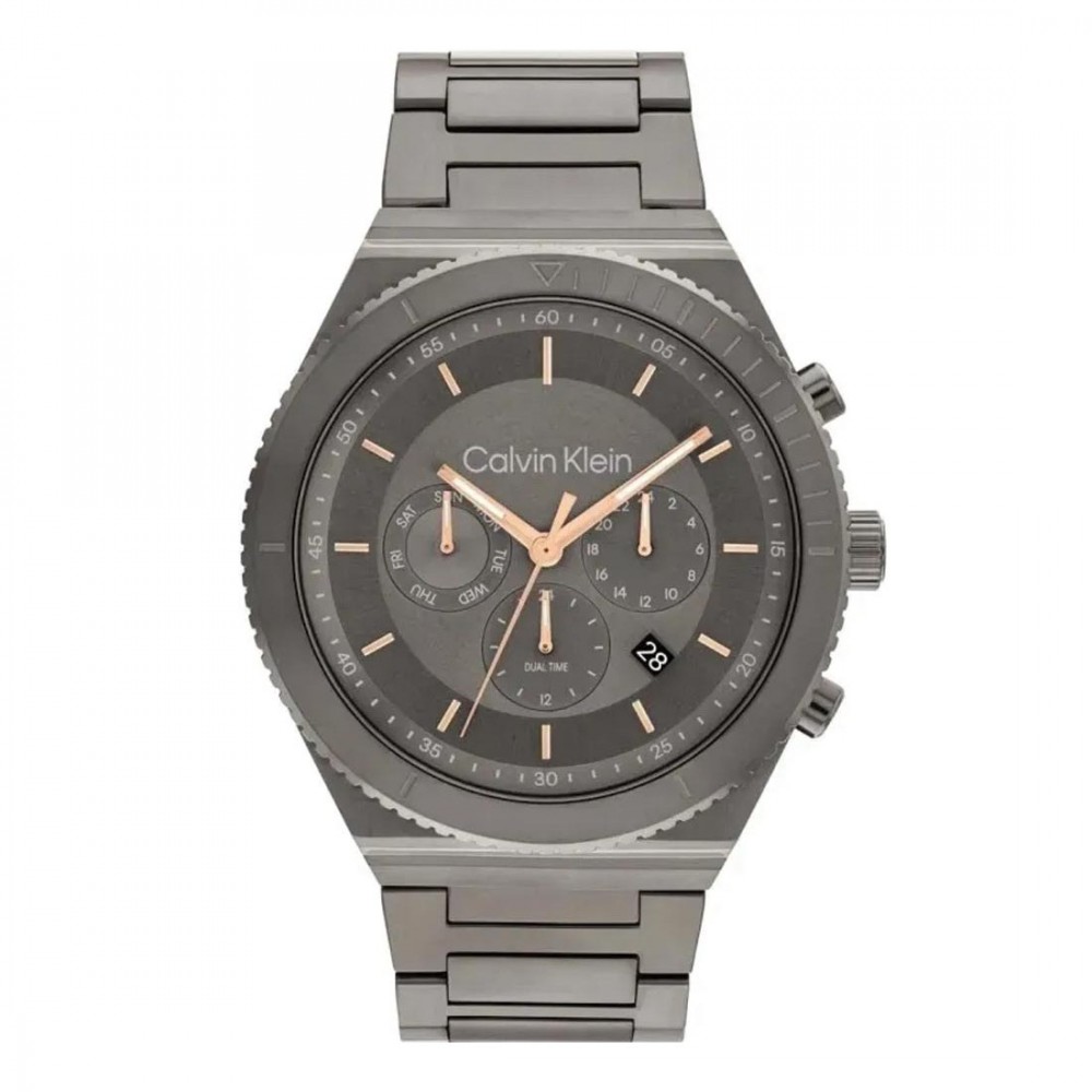 CALVIN KLEIN Montre Ρολόι Γκρι Ανοξείδωτο Ατσάλι 25200304