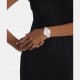 CALVIN KLEIN Shape Γυναικειο Ρολόι Ασημί/Ροζ επιχρυσωμένο Ανοξείδωτο Ατσάλι μπρασελέ 25200337