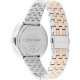 CALVIN KLEIN Shape Γυναικειο Ρολόι Ασημί/Ροζ επιχρυσωμένο Ανοξείδωτο Ατσάλι μπρασελέ 25200337