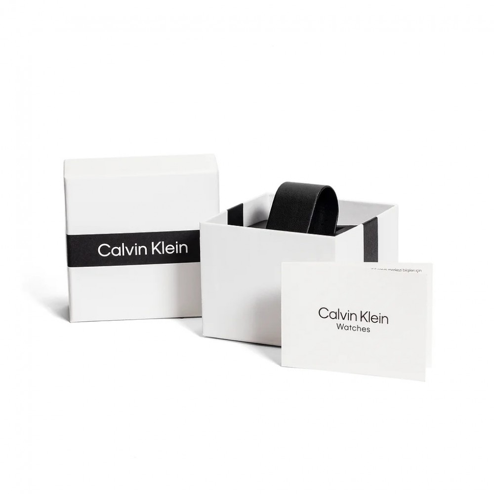 CALVIN KLEIN Ρολόι Iconic Black Μαύρο Ανοξείδωτο Ατσάλι 25200344