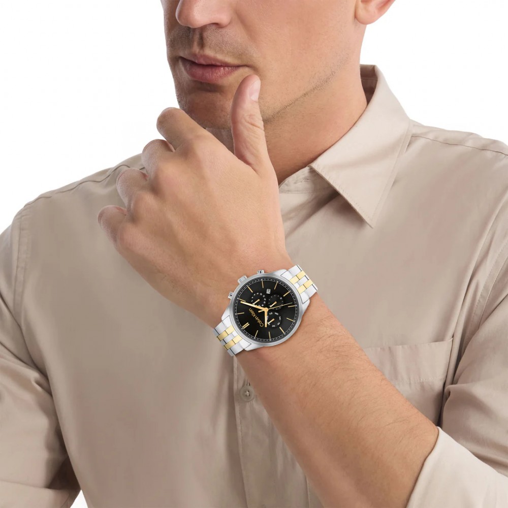 CALVIN KLEIN Ρολόι Infinite Δίχρωμο Ανοξείδωτο Ατσάλι 25200380