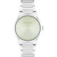 CALVIN KLEIN Ρολόι Linear Elegance Ασημί Ανοξείδωτο Ατσάλι 25100080