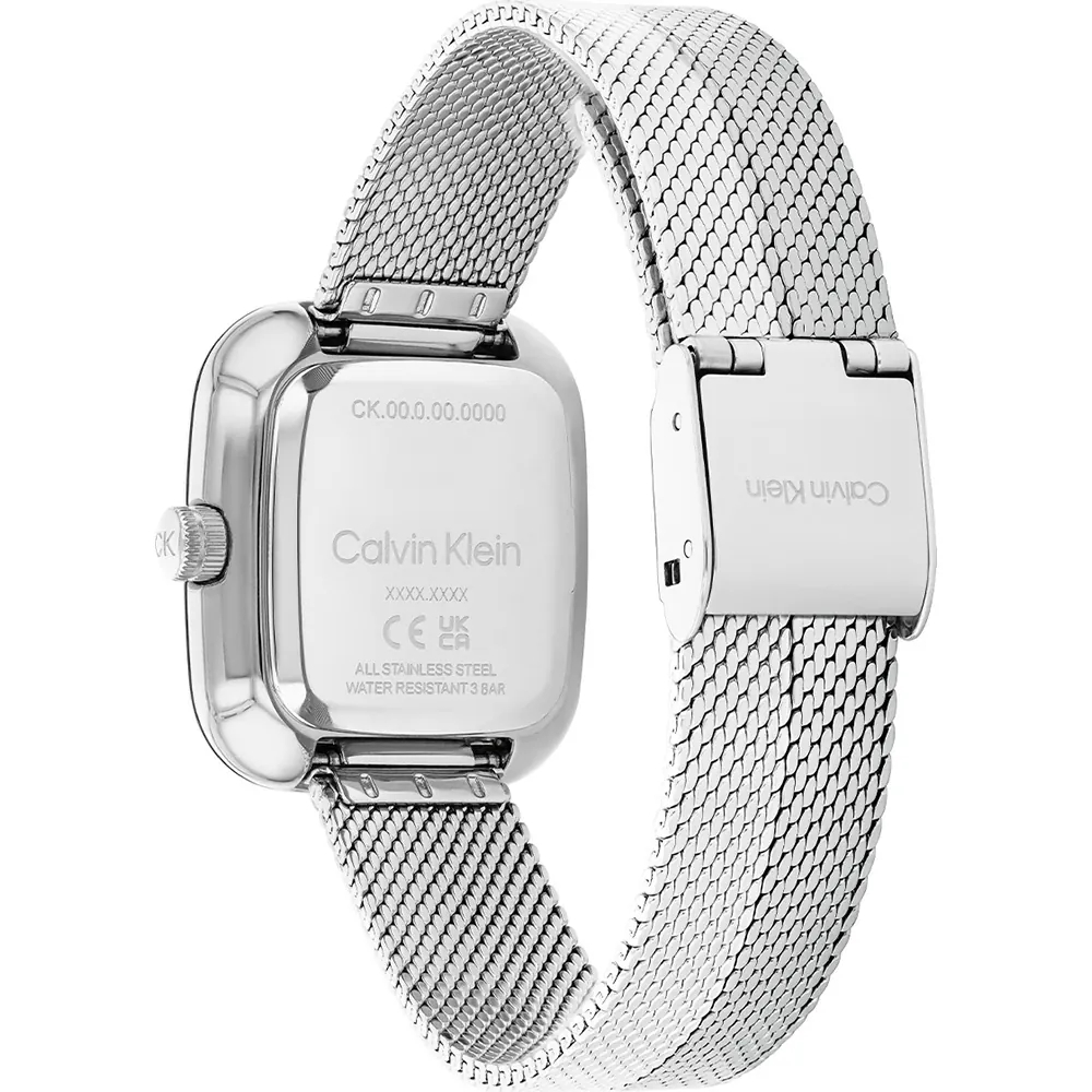 CALVIN KLEIN Ρολόι Adore Ασημί Ανοξείδωτο Ατσάλι 25100098 