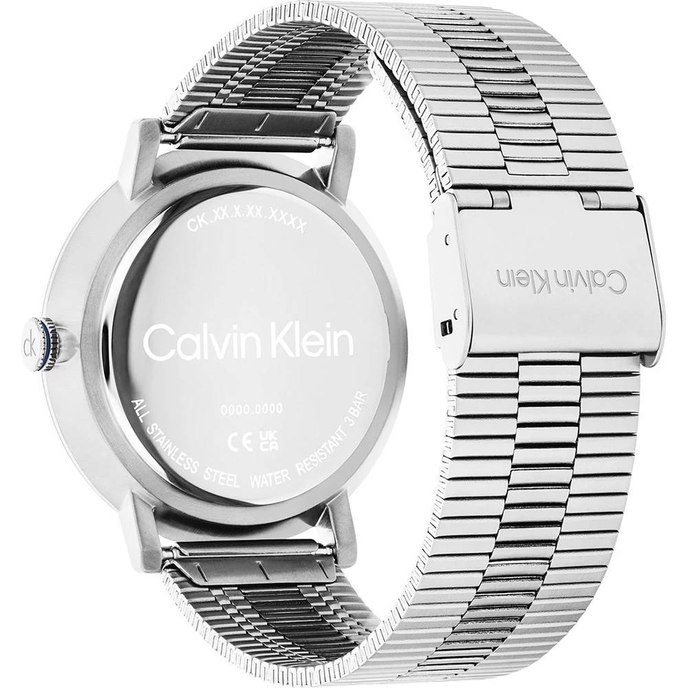 CALVIN KLEIN Real Ρολόι Ασημί Ανοξείδωτο Ατσάλι 25200548 