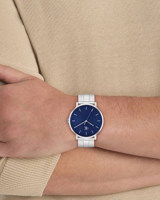 CALVIN KLEIN Real Ρολόι Ασημί Ανοξείδωτο Ατσάλι 25200548 