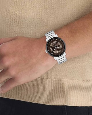 CALVIN KLEIN Ρολόι Iconic Auto Ασημί Ανοξείδωτο Ατσάλι 25300018 
