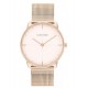 CALVIN KLEIN Ρολόι Iconic Ροζ Χρυσό Ανοξείδωτο Ατσάλι Mesh 25200158