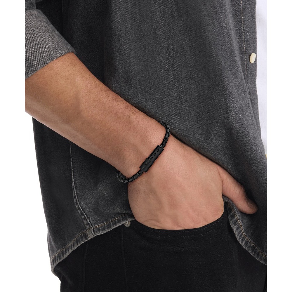 CALVIN KLEIN Ανδρικό Βραχιόλι Contoured Μαύρο Ανοξείδωτο Ατσάλι 35100096 CALVIN KLEIN Ανδρικό Βραχιόλι Contoured Μαύρο Ανοξείδωτο Ατσάλι 35100096