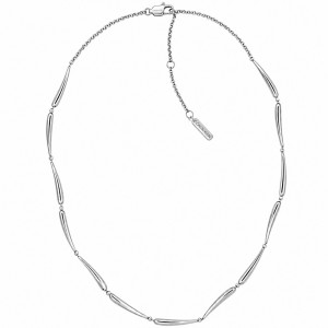 CALVIN KLEIN Elongated Γυναικείο Κολιέ Ασημί Ανοξείδωτο Ατσάλι 35000992