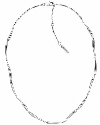 CALVIN KLEIN Elongated Γυναικείο Κολιέ Ασημί Ανοξείδωτο Ατσάλι 35000992