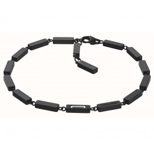 CALVIN KLEIN Βραχιόλι Essential Μαύρο Ανοξείδωτο Ατσάλι 35100074