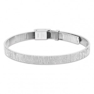CALVIN KLEIN Βραχιόλι Ασημί Mesh Ανοξείδωτο Ατσάλι 35001009