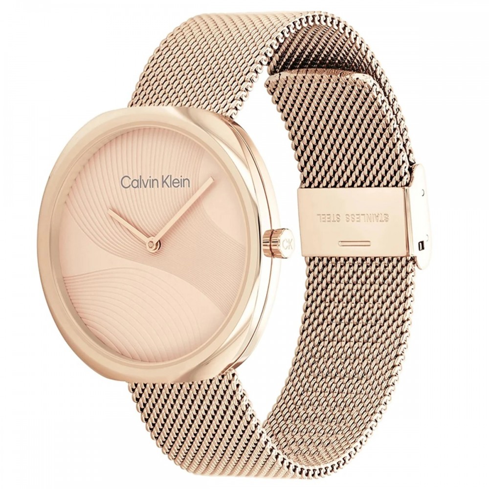CALVIN KLEIN Ρολόι Sculpt Mesh Ανοξείδωτο Ατσάλι 25200247