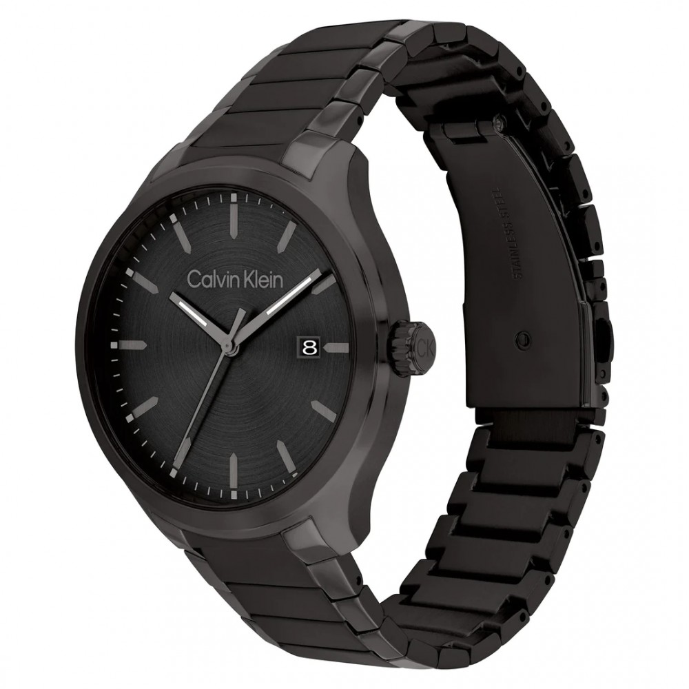 CALVIN KLEIN Ρολόι Define Μαύρο Ανοξείδωτο Ατσάλι 25200351