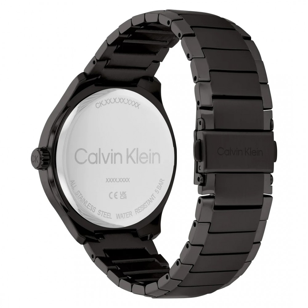 CALVIN KLEIN Ρολόι Define Μαύρο Ανοξείδωτο Ατσάλι 25200351