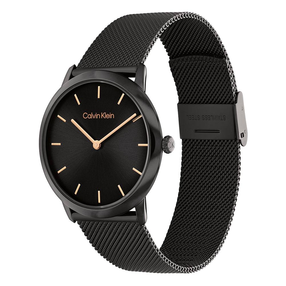 CALVIN KLEIN Ρολόι Exceptional Μαύρο Ανοξείδωτο Ατσάλι 25300002