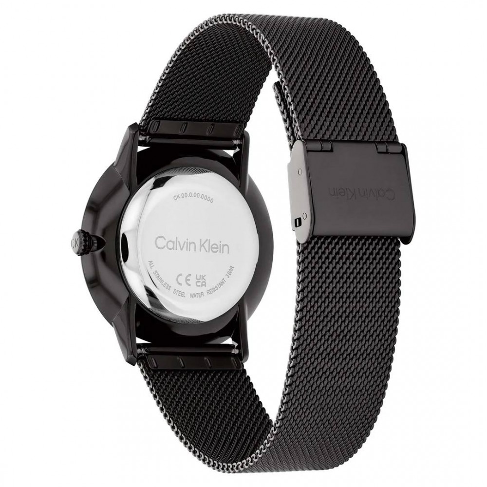 CALVIN KLEIN Ρολόι Exceptional Μαύρο Ανοξείδωτο Ατσάλι 25300002