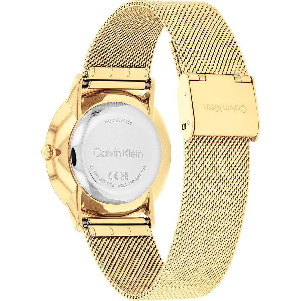 CALVIN KLEIN Ρολόι Exceptional Χρυσό Ανοξείδωτο Ατσάλι 25300003