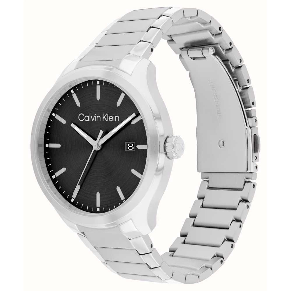 CALVIN KLEIN Ρολόι Define Ασημί Ανοξείδωτο Ατσάλι 25200348