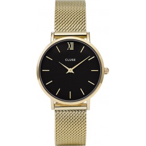 CLUSE Minuit  Ladies watch Gold-tone Stainless Steel Mesh Bracelet CW0101203017