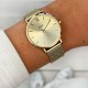 CLUSE Ρολόι Minuit Mesh Full Gold Colour CW10208
